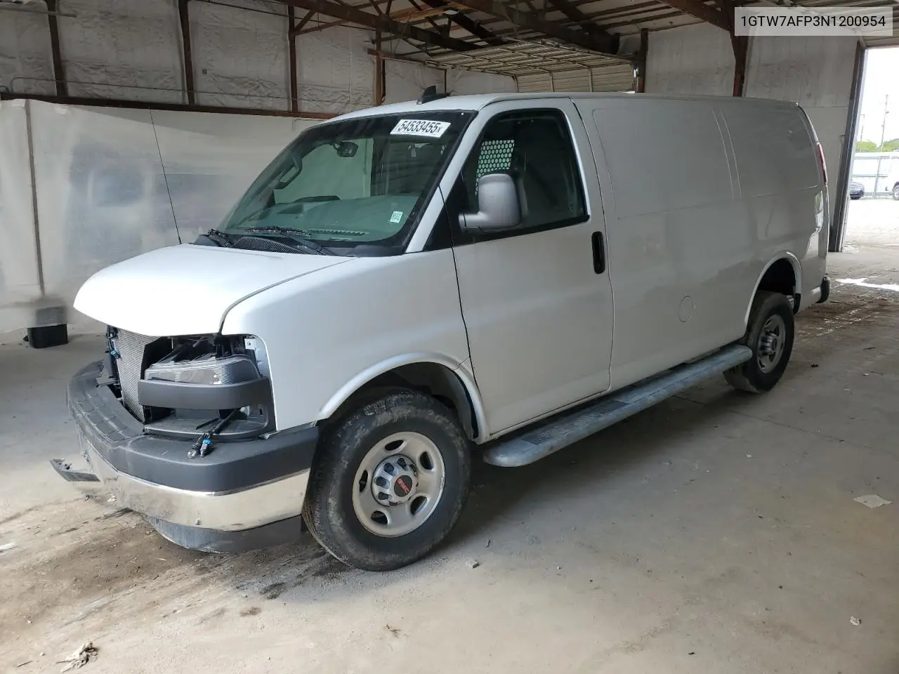 2022 GMC Savana G2500 VIN: 1GTW7AFP3N1200954 Lot: 54533455