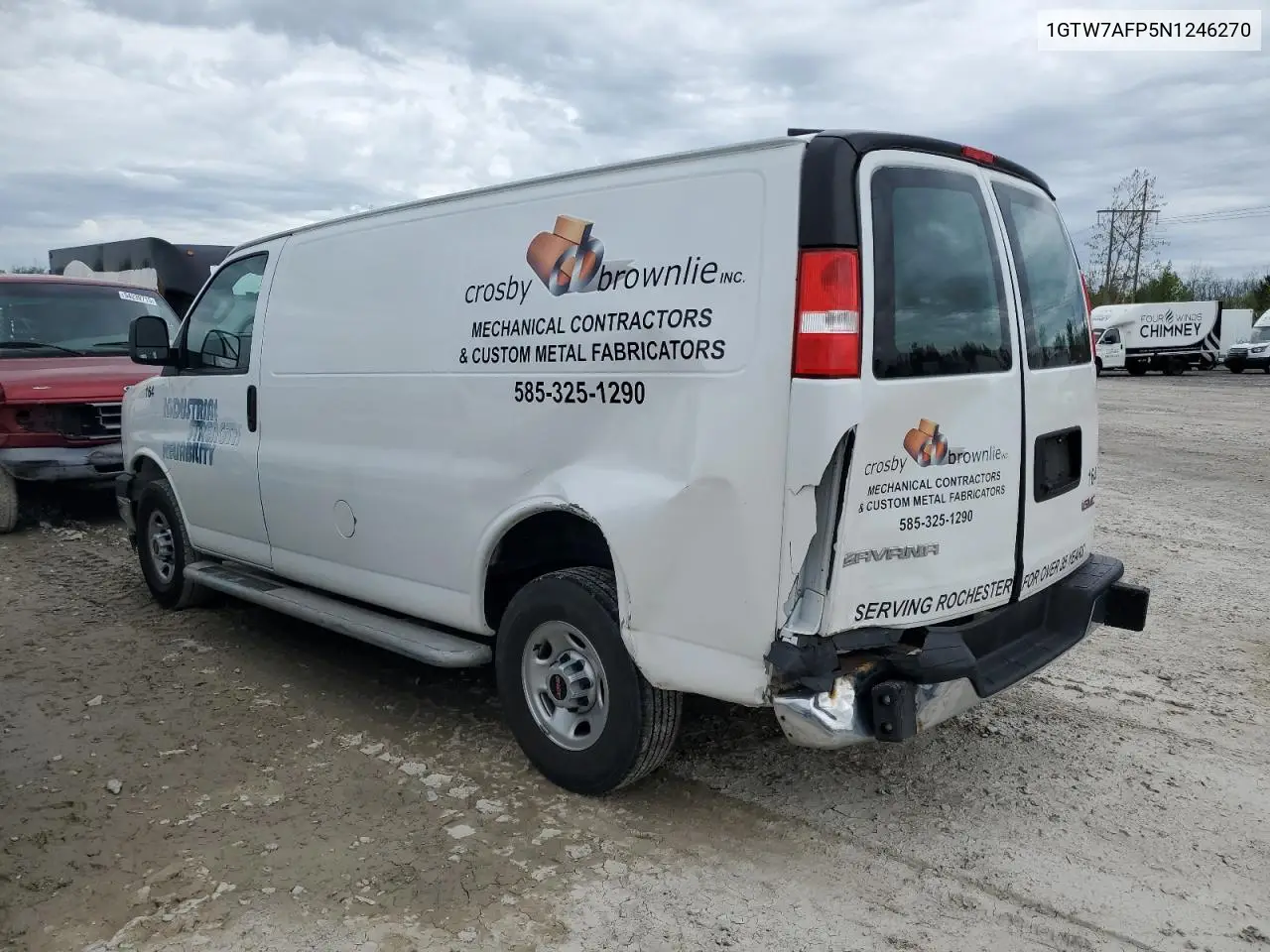 2022 GMC Savana G2500 VIN: 1GTW7AFP5N1246270 Lot: 56471635