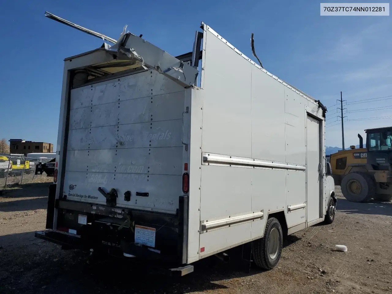 2022 GMC Savana Cutaway G3500 VIN: 7GZ37TC74NN012281 Lot: 56482155