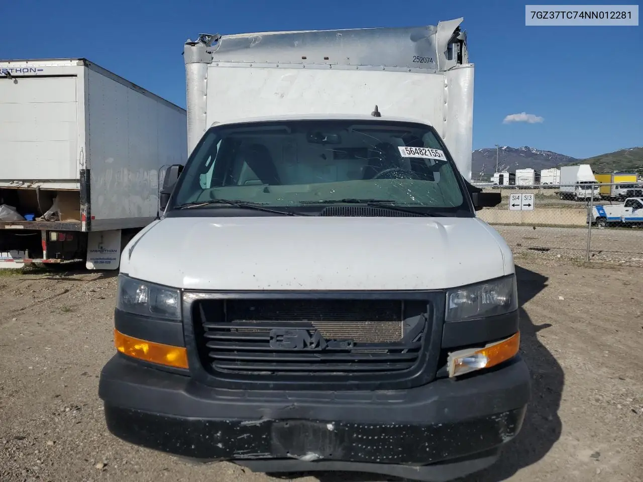 2022 GMC Savana Cutaway G3500 VIN: 7GZ37TC74NN012281 Lot: 56482155
