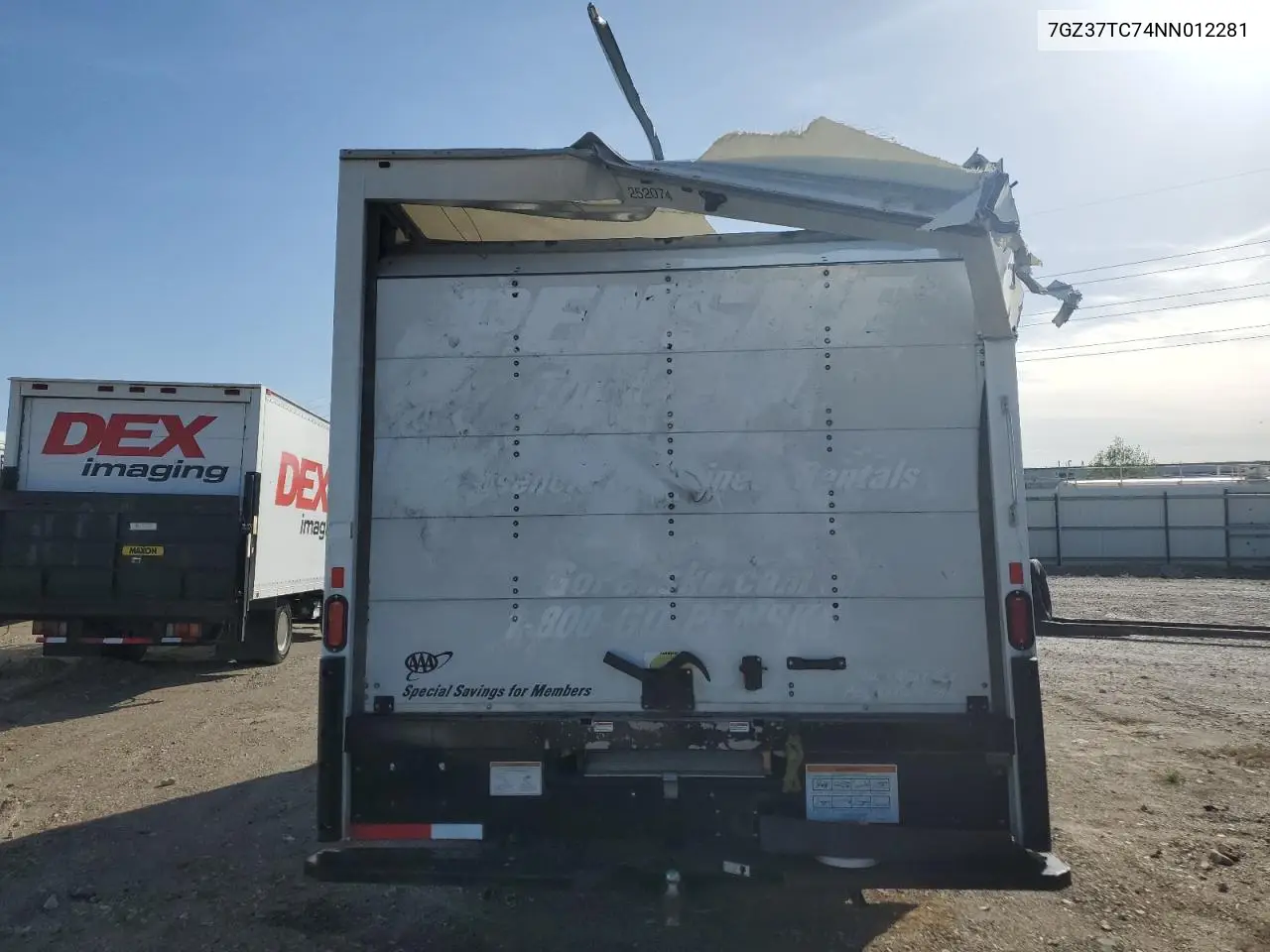 2022 GMC Savana Cutaway G3500 VIN: 7GZ37TC74NN012281 Lot: 56482155