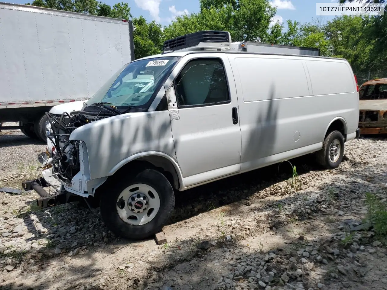 2022 GMC Savana G3500 VIN: 1GTZ7HFP4N1143623 Lot: 57493805
