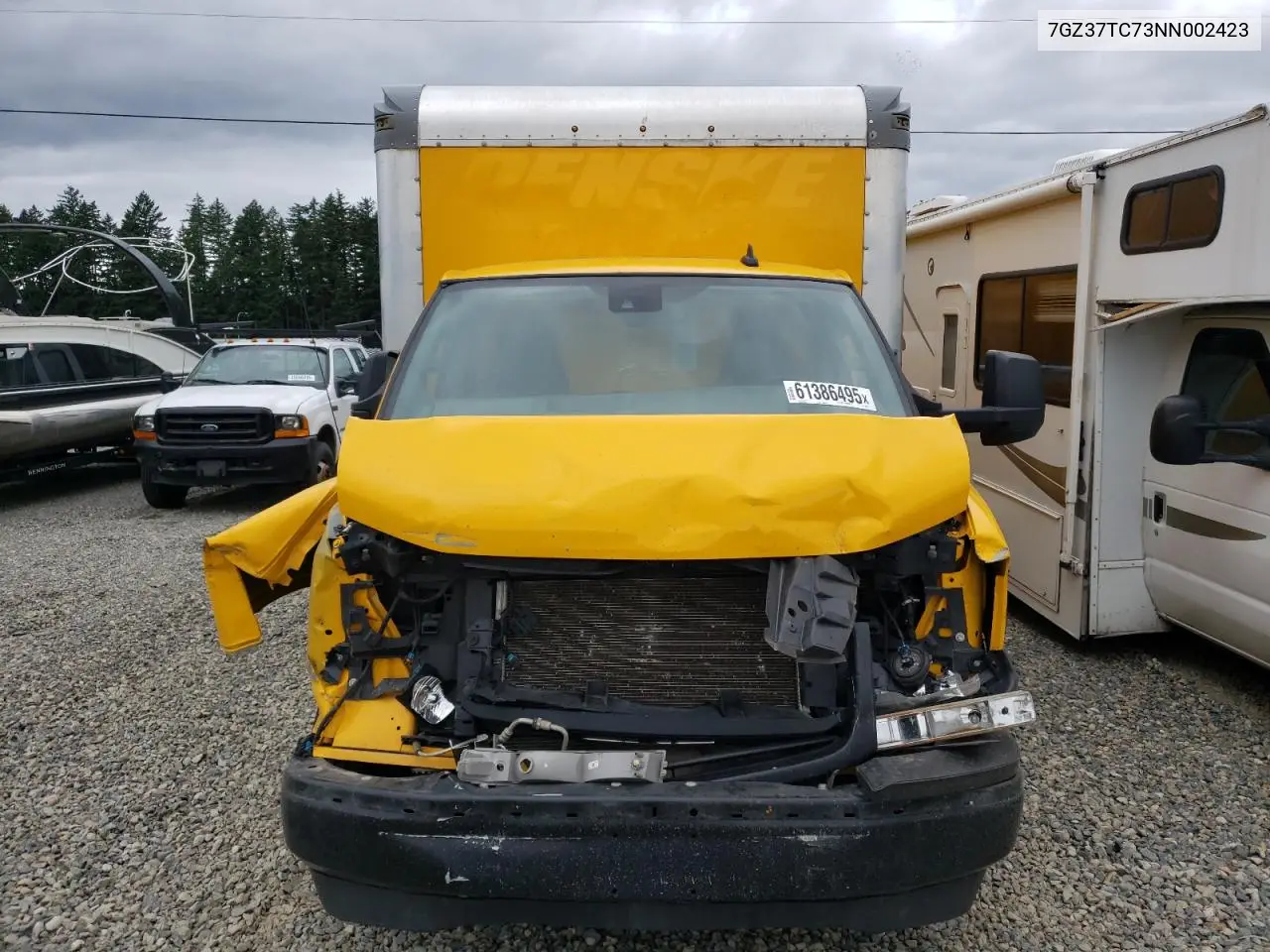 2022 GMC Savana Cutaway G3500 VIN: 7GZ37TC73NN002423 Lot: 61386495