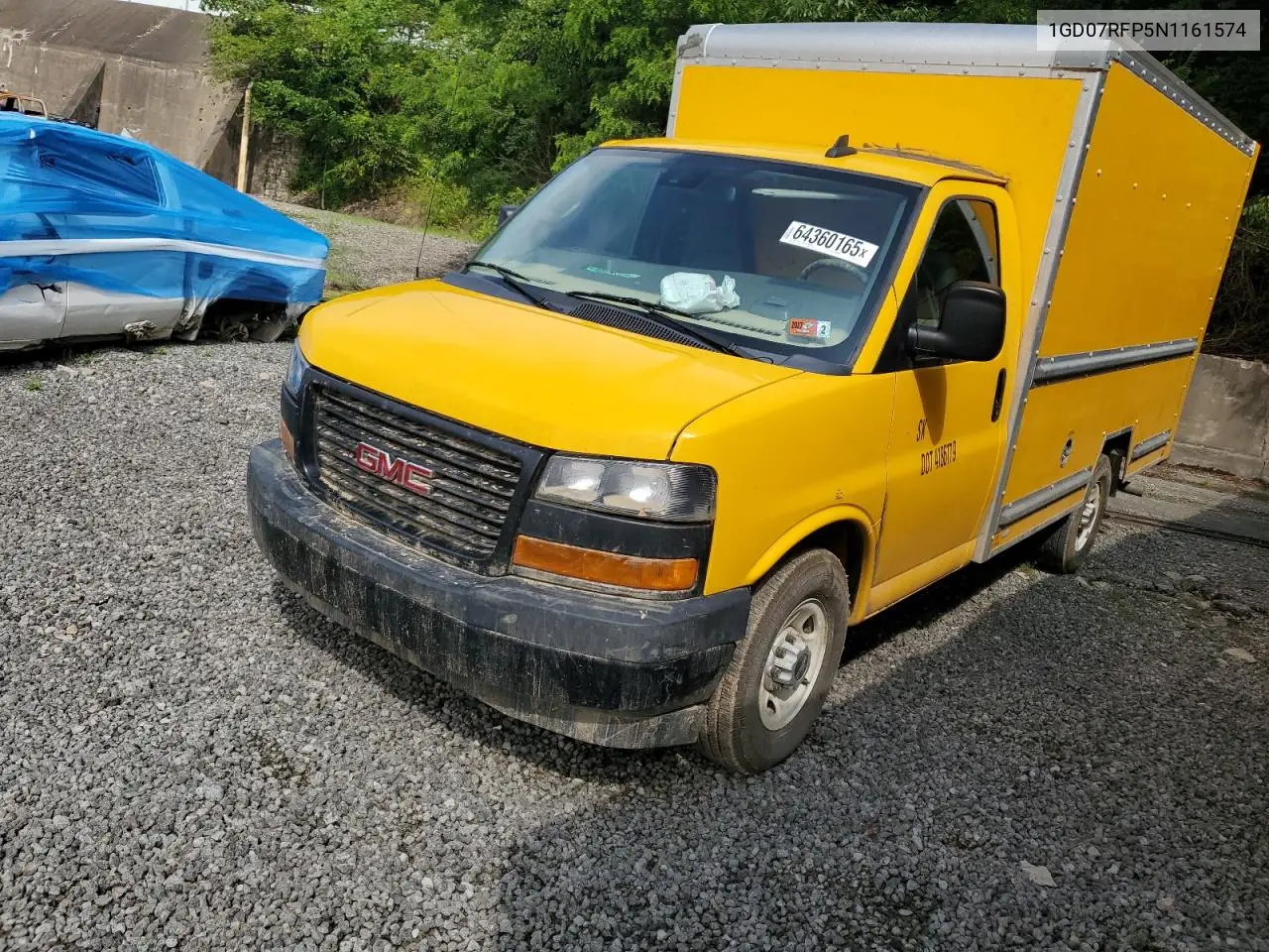 2022 GMC Savana Cutaway G3500 VIN: 1GD07RFP5N1161574 Lot: 64360165