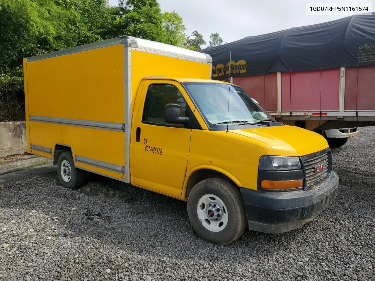 2022 GMC Savana Cutaway G3500 VIN: 1GD07RFP5N1161574 Lot: 64360165