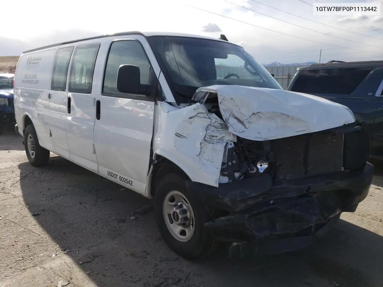 2023 GMC Savana G2500 VIN: 1GTW7BFP0P1113442 Lot: 46428215