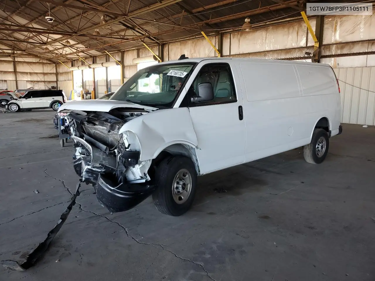 2023 GMC Savana G2500 VIN: 1GTW7BFP3P1105111 Lot: 62160735