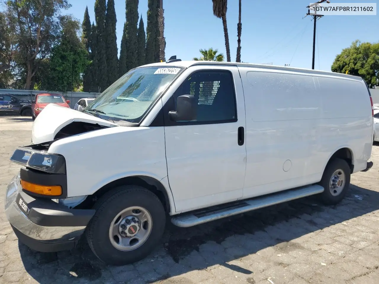 2024 GMC Savana G2500 VIN: 1GTW7AFP8R1211602 Lot: 55836225