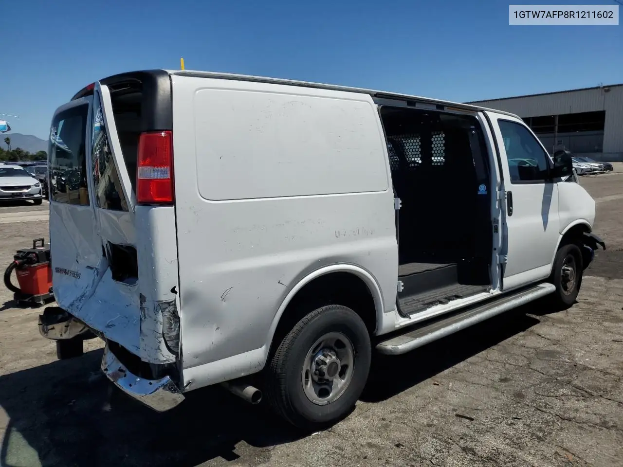 2024 GMC Savana G2500 VIN: 1GTW7AFP8R1211602 Lot: 55836225