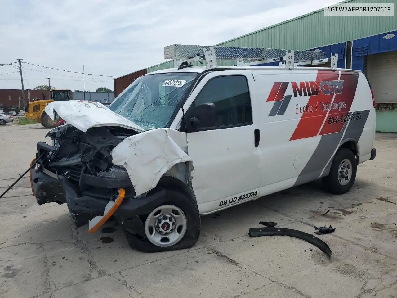 2024 GMC Savana G2500 VIN: 1GTW7AFP5R1207619 Lot: 64571815