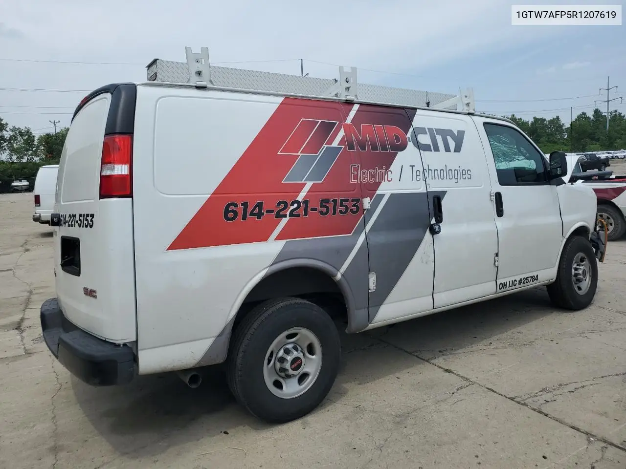 2024 GMC Savana G2500 VIN: 1GTW7AFP5R1207619 Lot: 64571815