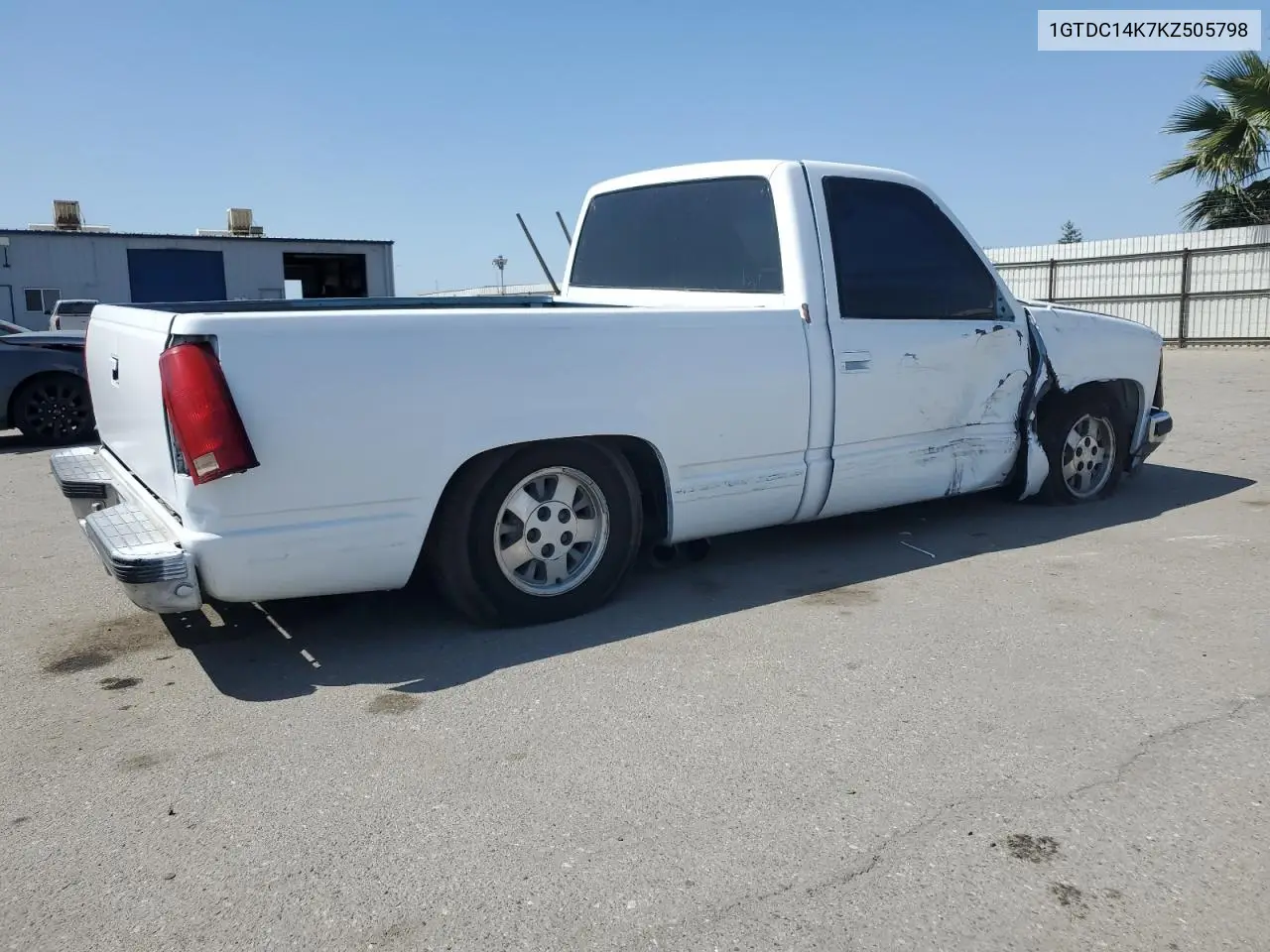 1989 GMC Sierra C1500 VIN: 1GTDC14K7KZ505798 Lot: 54166215