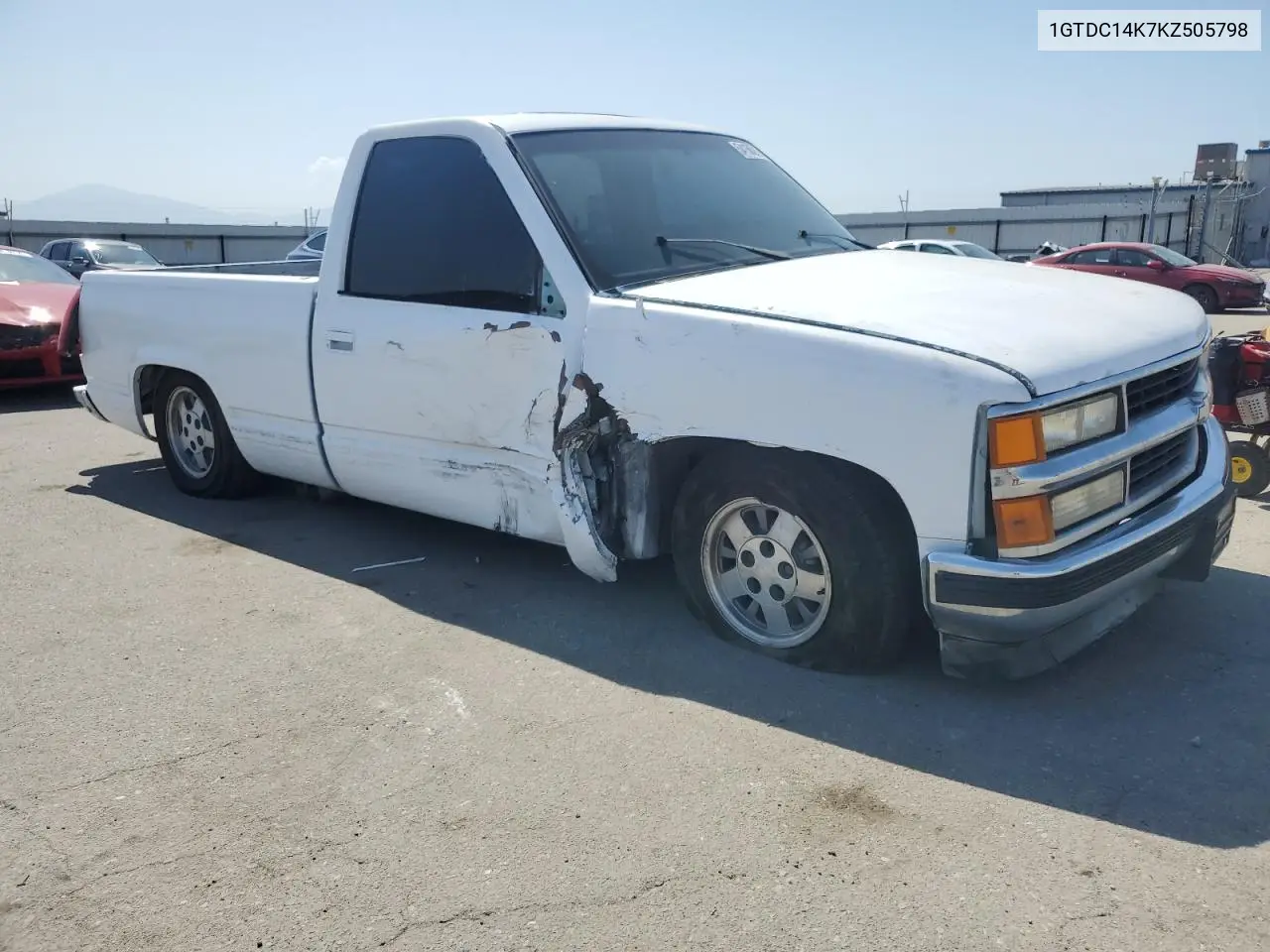 1989 GMC Sierra C1500 VIN: 1GTDC14K7KZ505798 Lot: 54166215