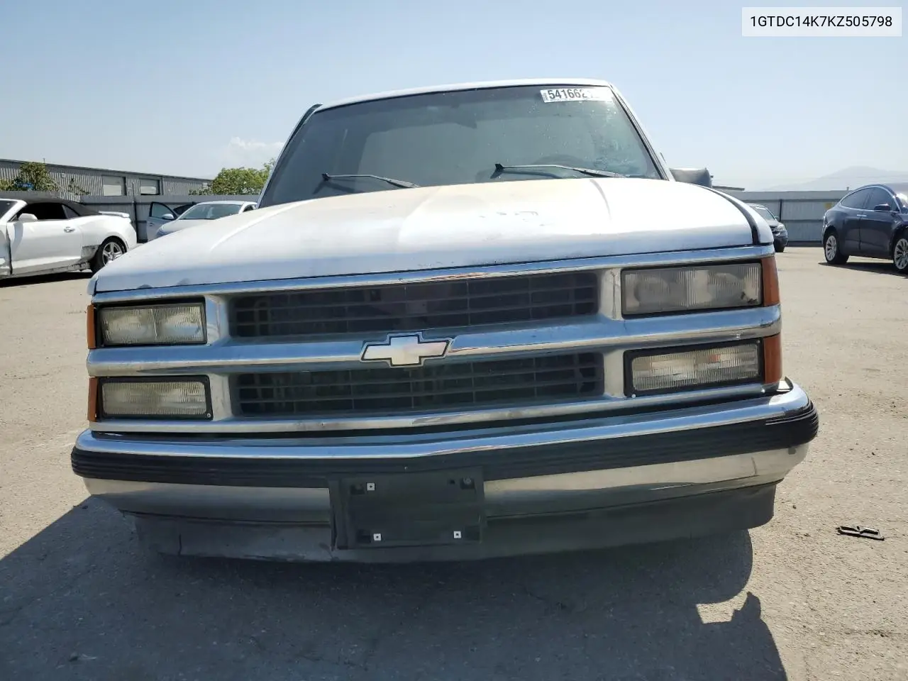 1989 GMC Sierra C1500 VIN: 1GTDC14K7KZ505798 Lot: 54166215