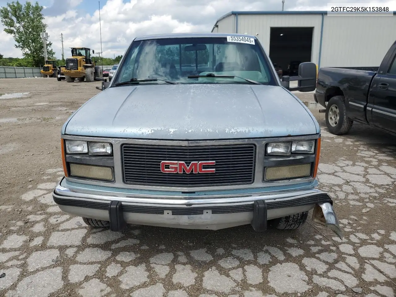 1989 GMC Sierra C2500 VIN: 2GTFC29K5K153848 Lot: 55354045
