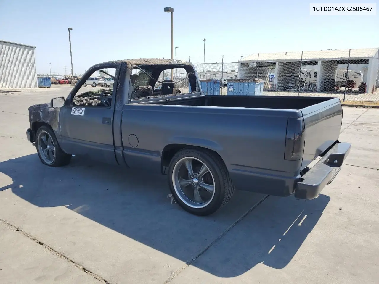 1989 GMC Sierra C1500 VIN: 1GTDC14ZXKZ505467 Lot: 60175035