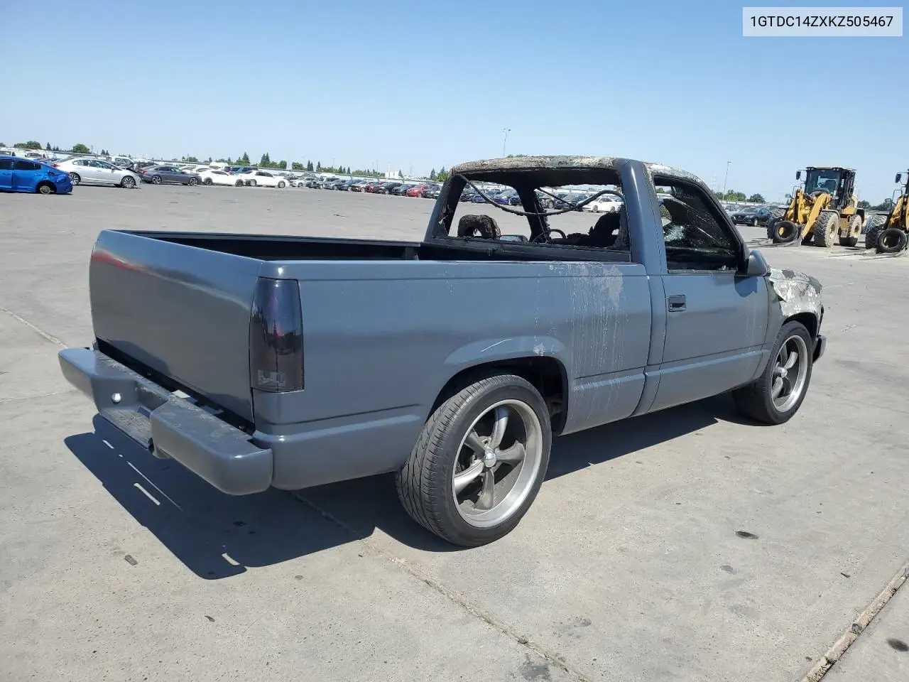 1989 GMC Sierra C1500 VIN: 1GTDC14ZXKZ505467 Lot: 60175035