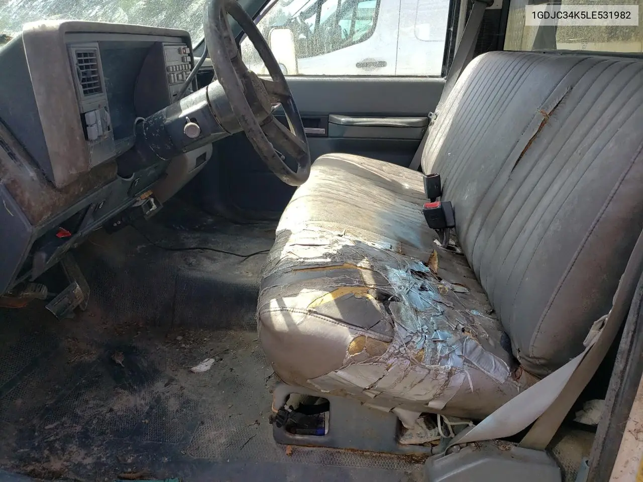 1990 GMC Sierra C3500 VIN: 1GDJC34K5LE531982 Lot: 55473595