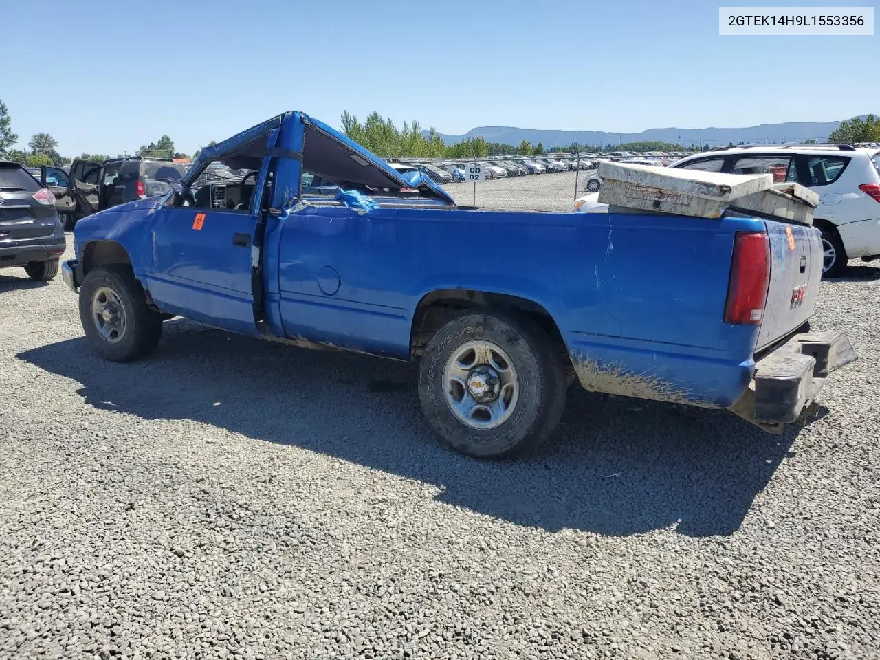 1990 GMC Sierra K1500 VIN: 2GTEK14H9L1553356 Lot: 61212745