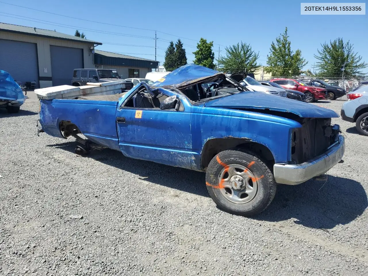 1990 GMC Sierra K1500 VIN: 2GTEK14H9L1553356 Lot: 61212745
