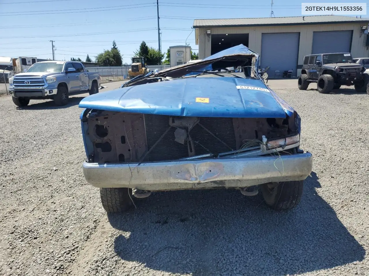 1990 GMC Sierra K1500 VIN: 2GTEK14H9L1553356 Lot: 61212745