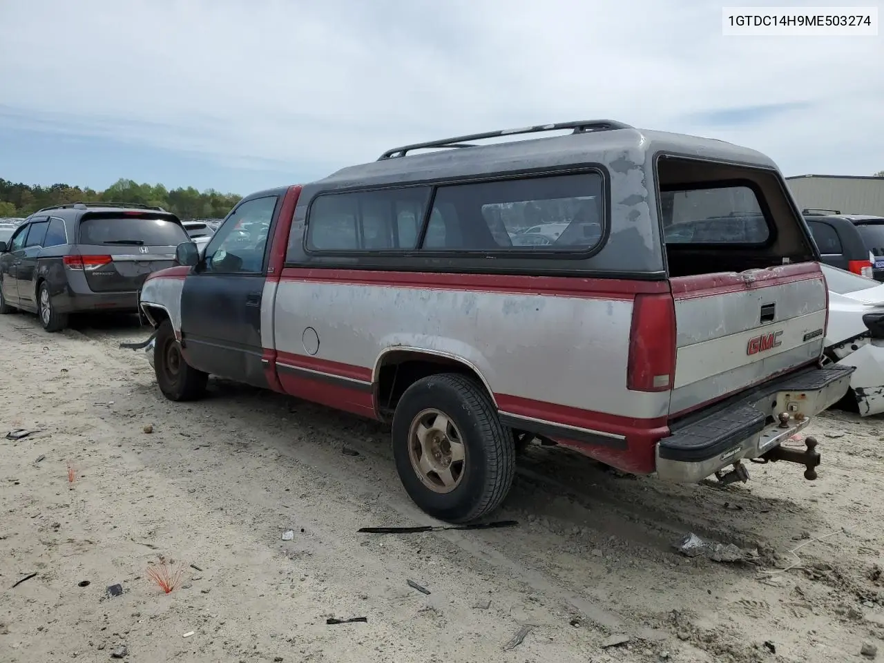 1991 GMC Sierra C1500 VIN: 1GTDC14H9ME503274 Lot: 53655595