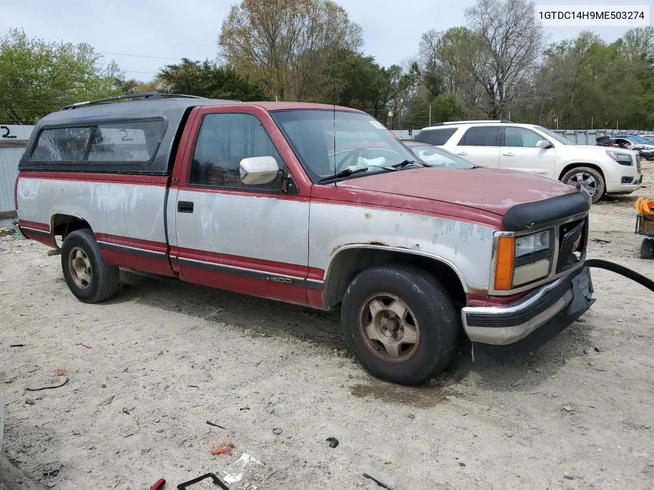 1991 GMC Sierra C1500 VIN: 1GTDC14H9ME503274 Lot: 53655595