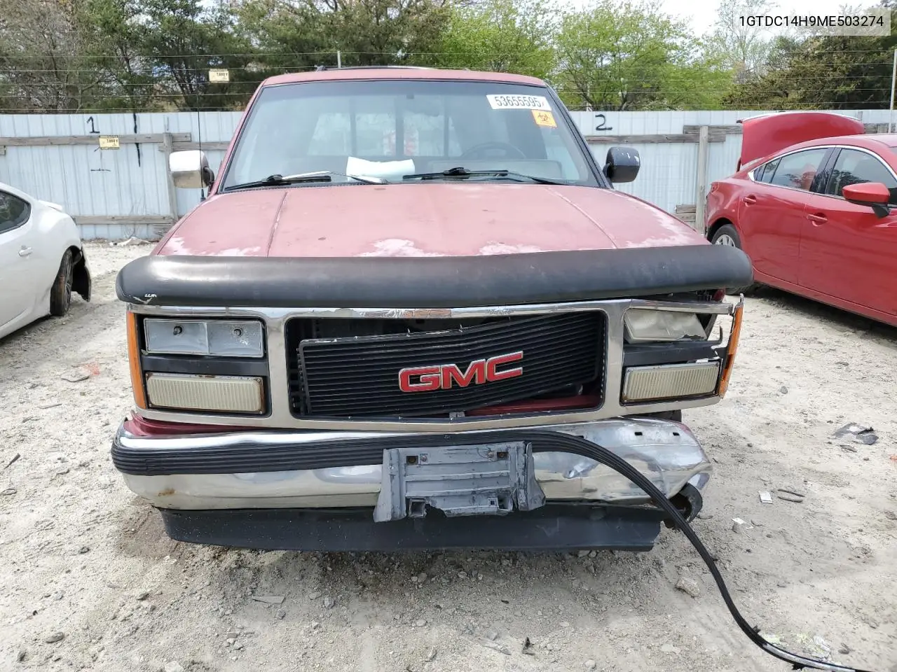 1991 GMC Sierra C1500 VIN: 1GTDC14H9ME503274 Lot: 53655595