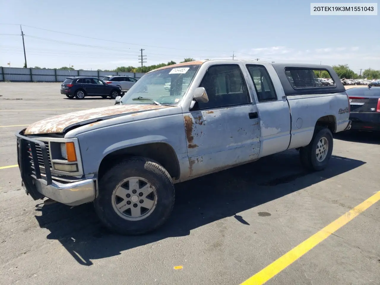 1991 GMC Sierra K1500 VIN: 2GTEK19K3M1551043 Lot: 61494465