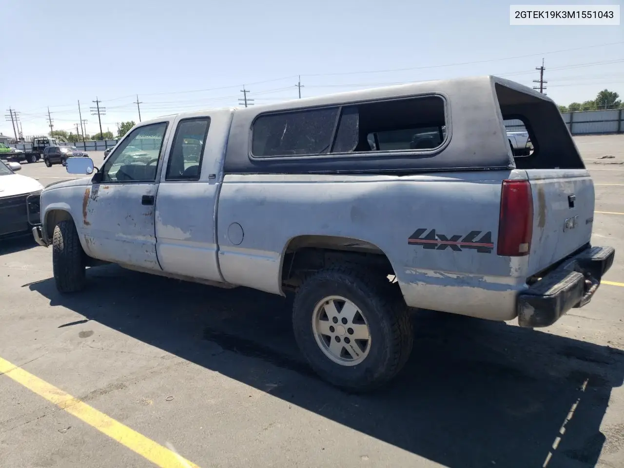 1991 GMC Sierra K1500 VIN: 2GTEK19K3M1551043 Lot: 61494465