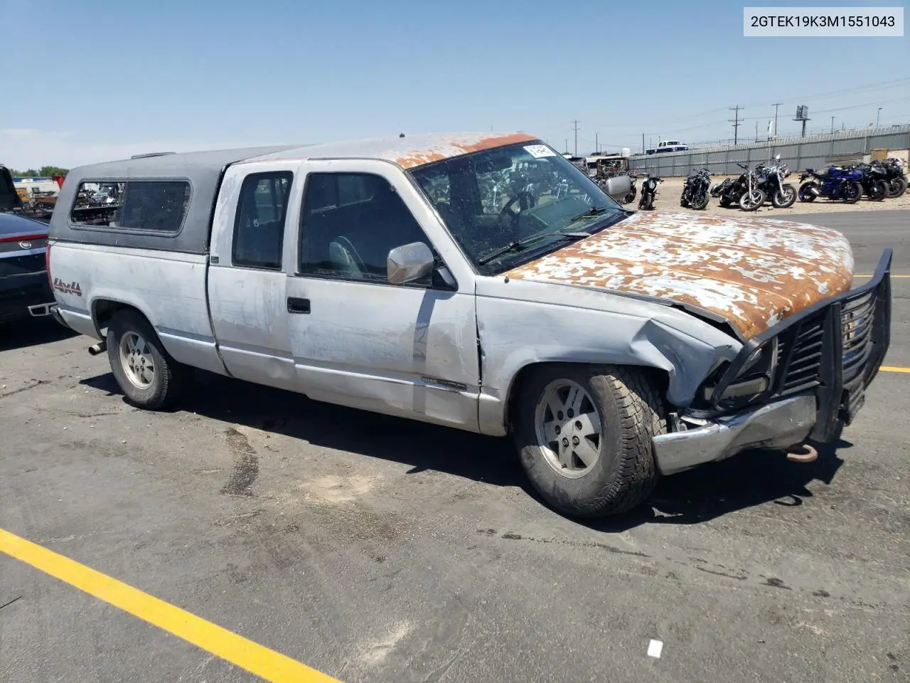 1991 GMC Sierra K1500 VIN: 2GTEK19K3M1551043 Lot: 61494465