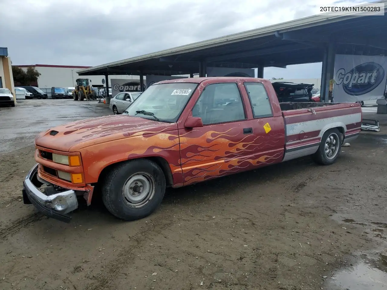1992 GMC Sierra C1500 VIN: 2GTEC19K1N1500283 Lot: 54709365