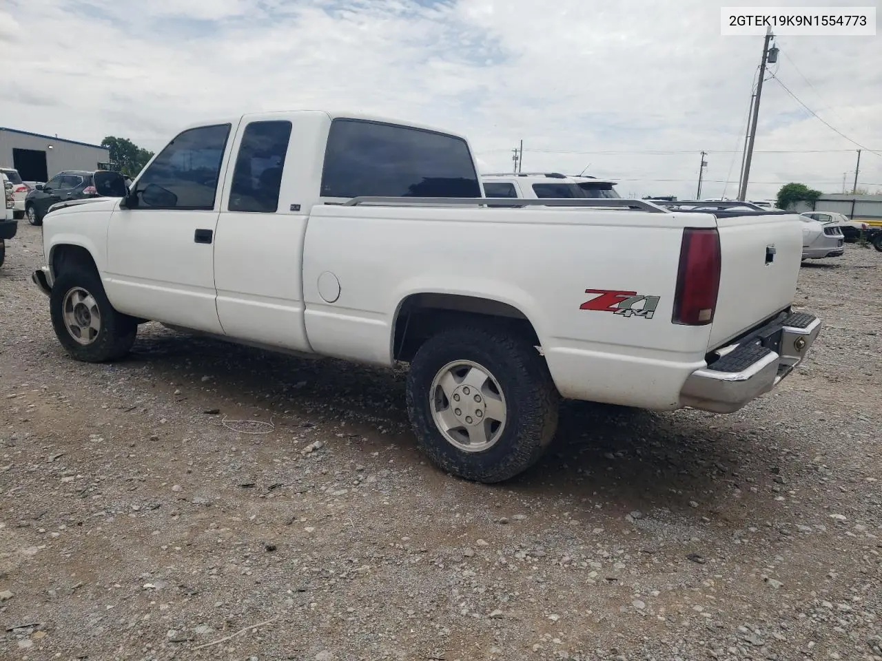 1992 GMC Sierra K1500 VIN: 2GTEK19K9N1554773 Lot: 62872005