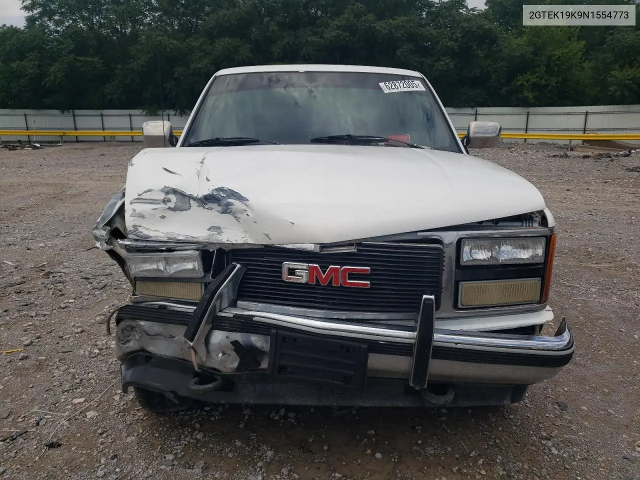 1992 GMC Sierra K1500 VIN: 2GTEK19K9N1554773 Lot: 62872005