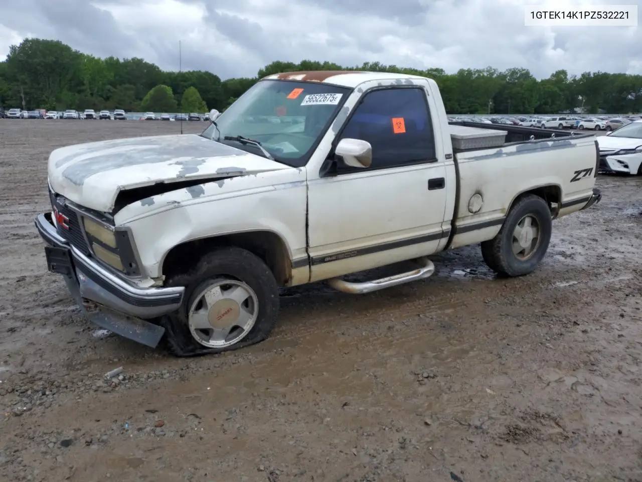 1993 GMC Sierra K1500 VIN: 1GTEK14K1PZ532221 Lot: 56522675
