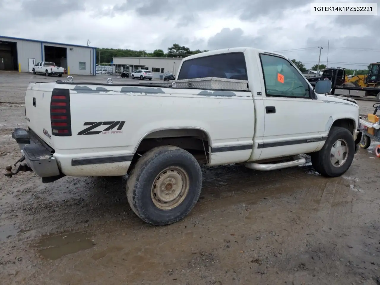 1993 GMC Sierra K1500 VIN: 1GTEK14K1PZ532221 Lot: 56522675