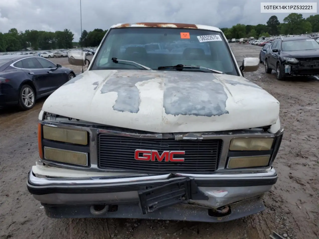 1993 GMC Sierra K1500 VIN: 1GTEK14K1PZ532221 Lot: 56522675