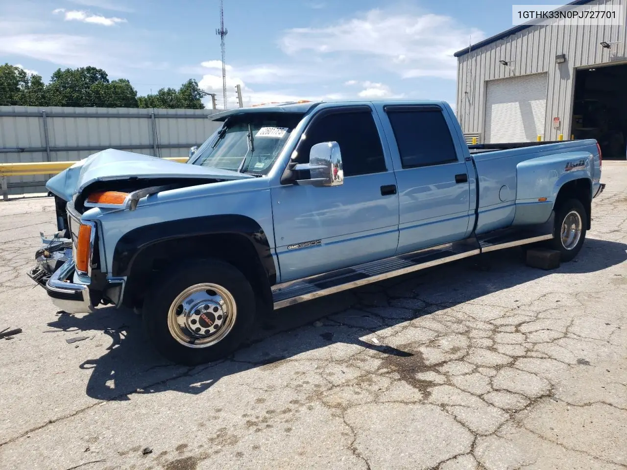 1993 GMC Sierra K3500 VIN: 1GTHK33N0PJ727701 Lot: 62601785
