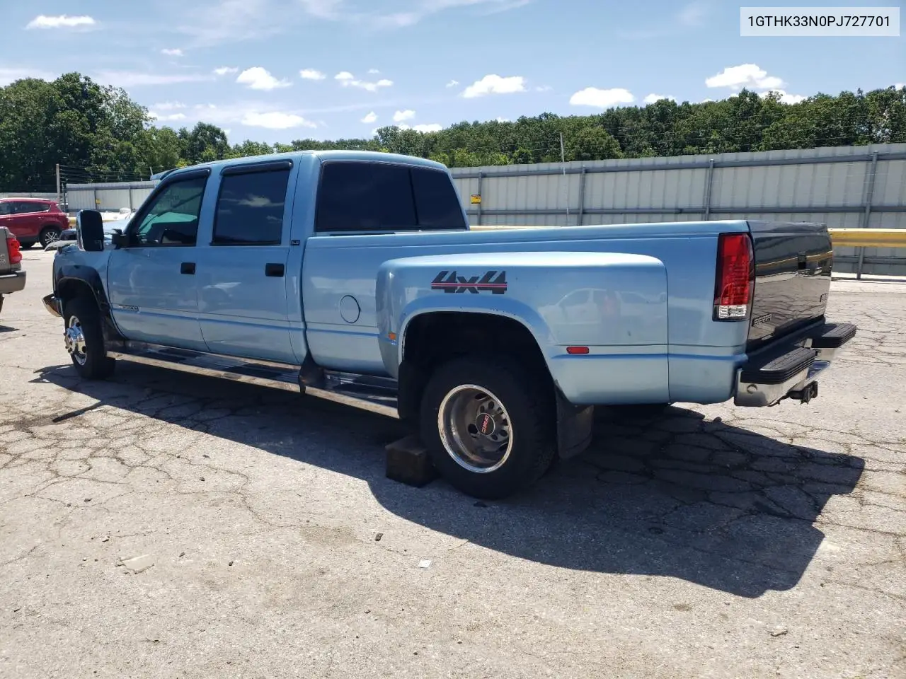 1993 GMC Sierra K3500 VIN: 1GTHK33N0PJ727701 Lot: 62601785