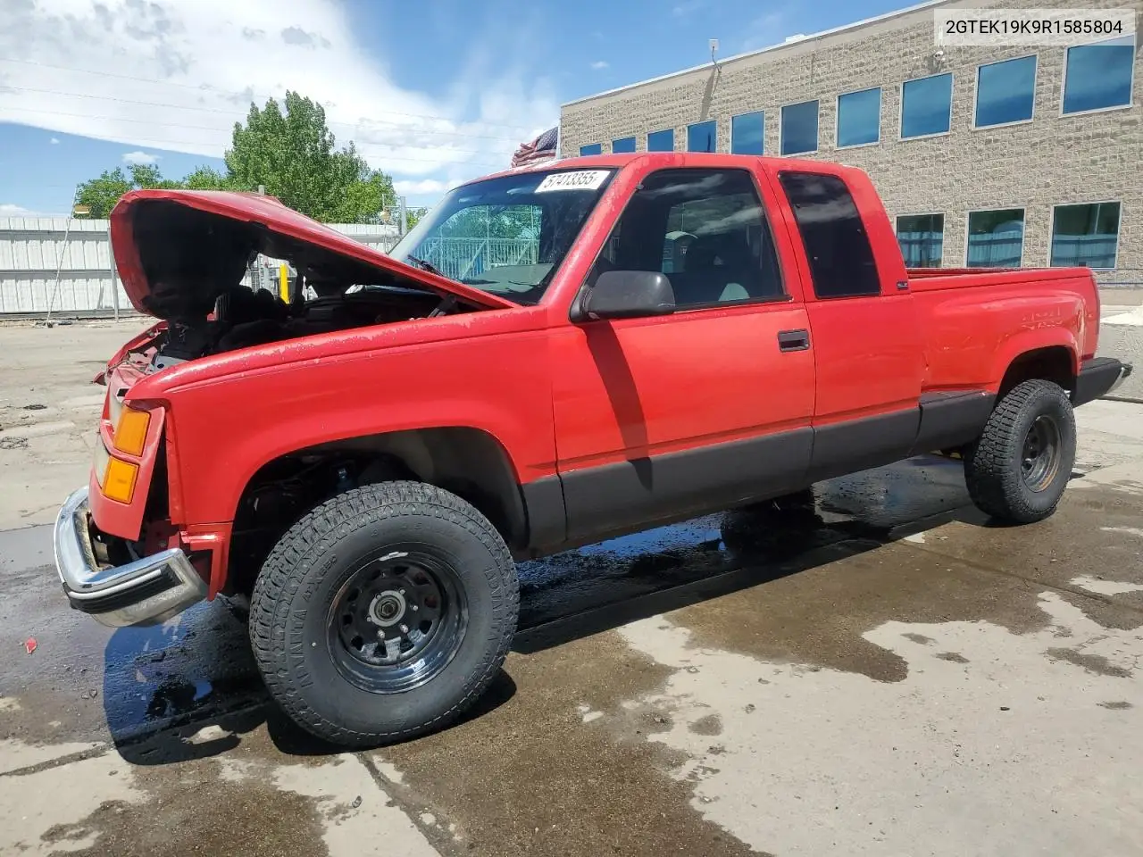 1994 GMC Sierra K1500 VIN: 2GTEK19K9R1585804 Lot: 57413355