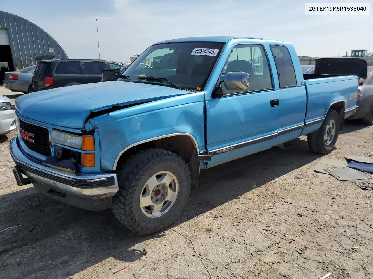 1994 GMC Sierra K1500 VIN: 2GTEK19K6R1535040 Lot: 60630645