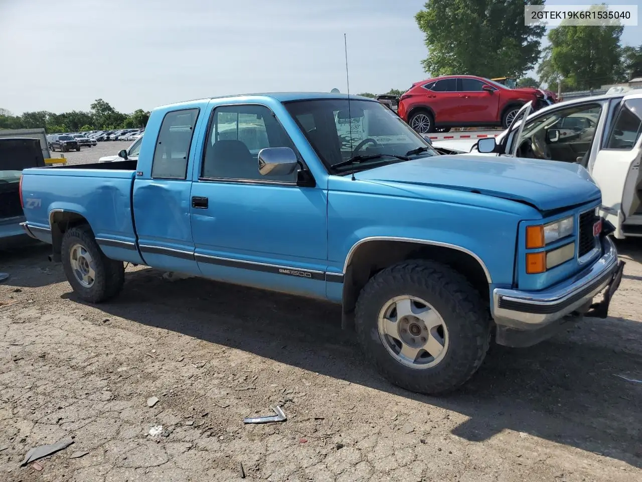 1994 GMC Sierra K1500 VIN: 2GTEK19K6R1535040 Lot: 60630645