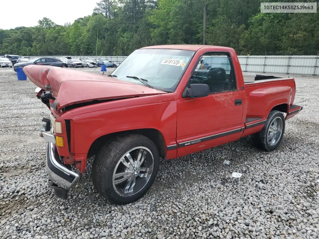 1995 GMC Sierra C1500 VIN: 1GTEC14K5SZ539663 Lot: 56181125