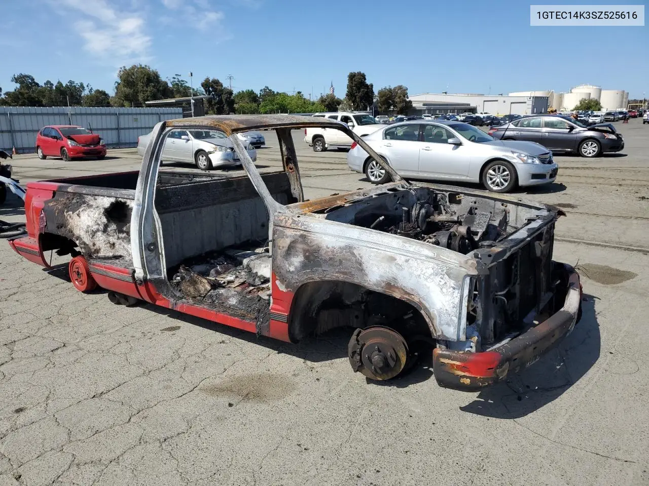 1995 GMC Sierra C1500 VIN: 1GTEC14K3SZ525616 Lot: 58402965