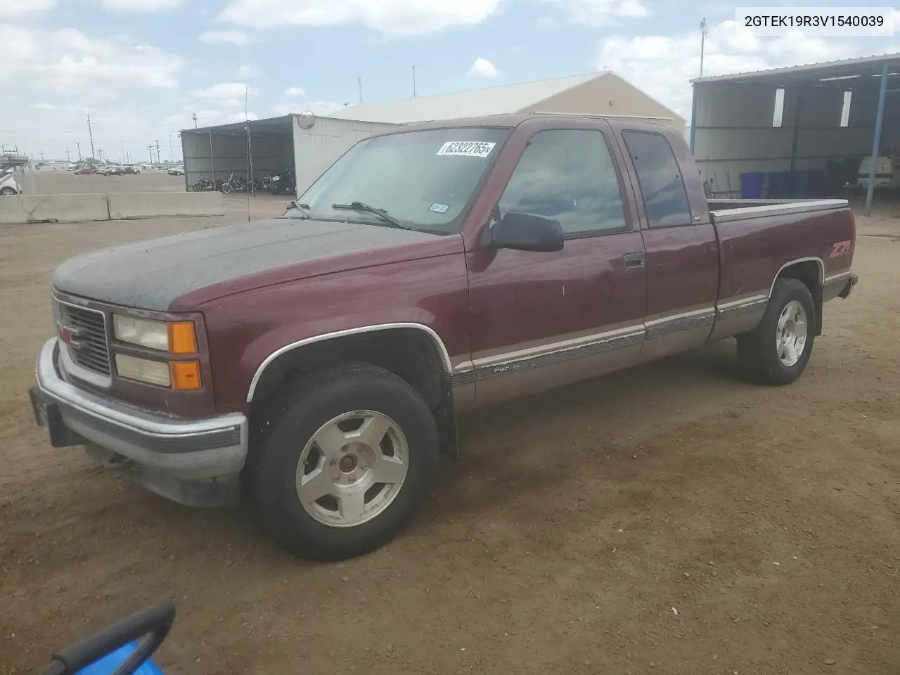 1997 GMC Sierra K1500 VIN: 2GTEK19R3V1540039 Lot: 62322765