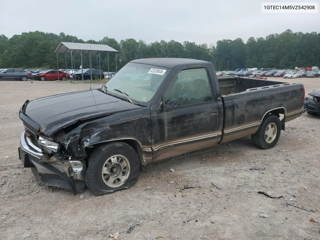 1997 GMC Sierra C1500 VIN: 1GTEC14M5VZ542908 Lot: 62539935