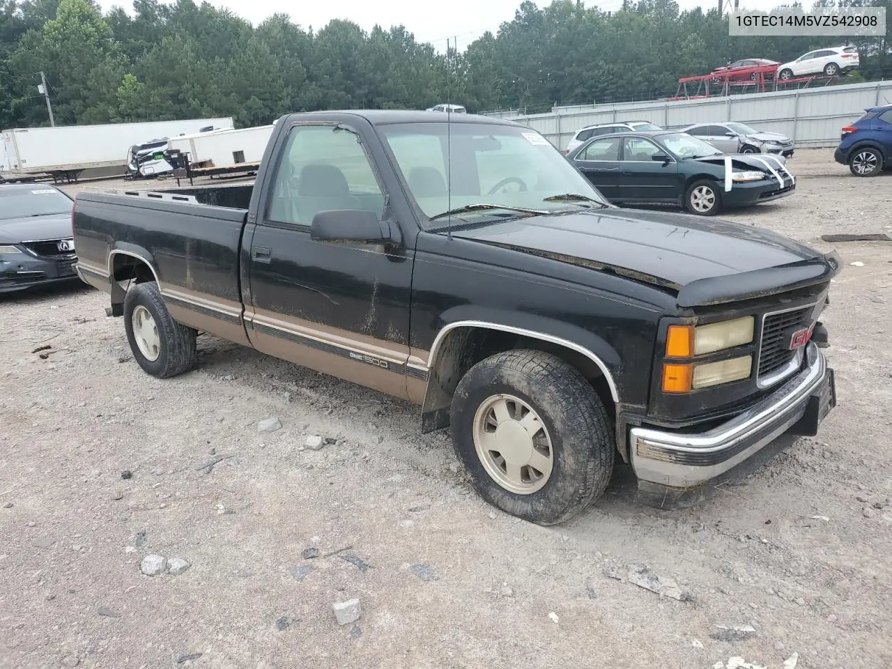 1997 GMC Sierra C1500 VIN: 1GTEC14M5VZ542908 Lot: 62539935