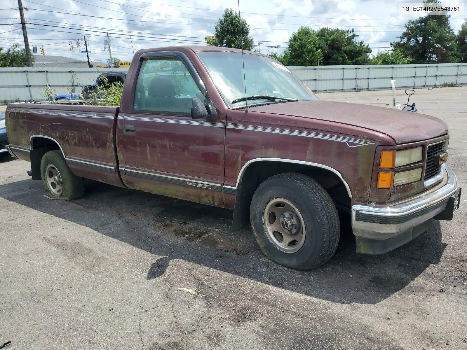 1997 GMC Sierra C1500 VIN: 1GTEC14R2VE543761 Lot: 63517574