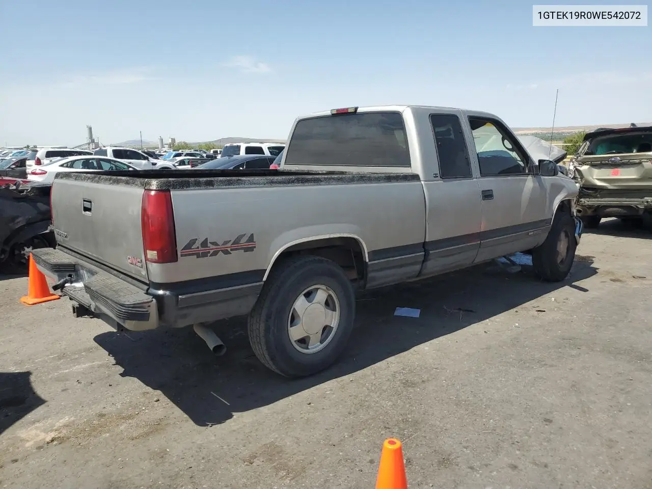 1998 GMC Sierra K1500 VIN: 1GTEK19R0WE542072 Lot: 62132395