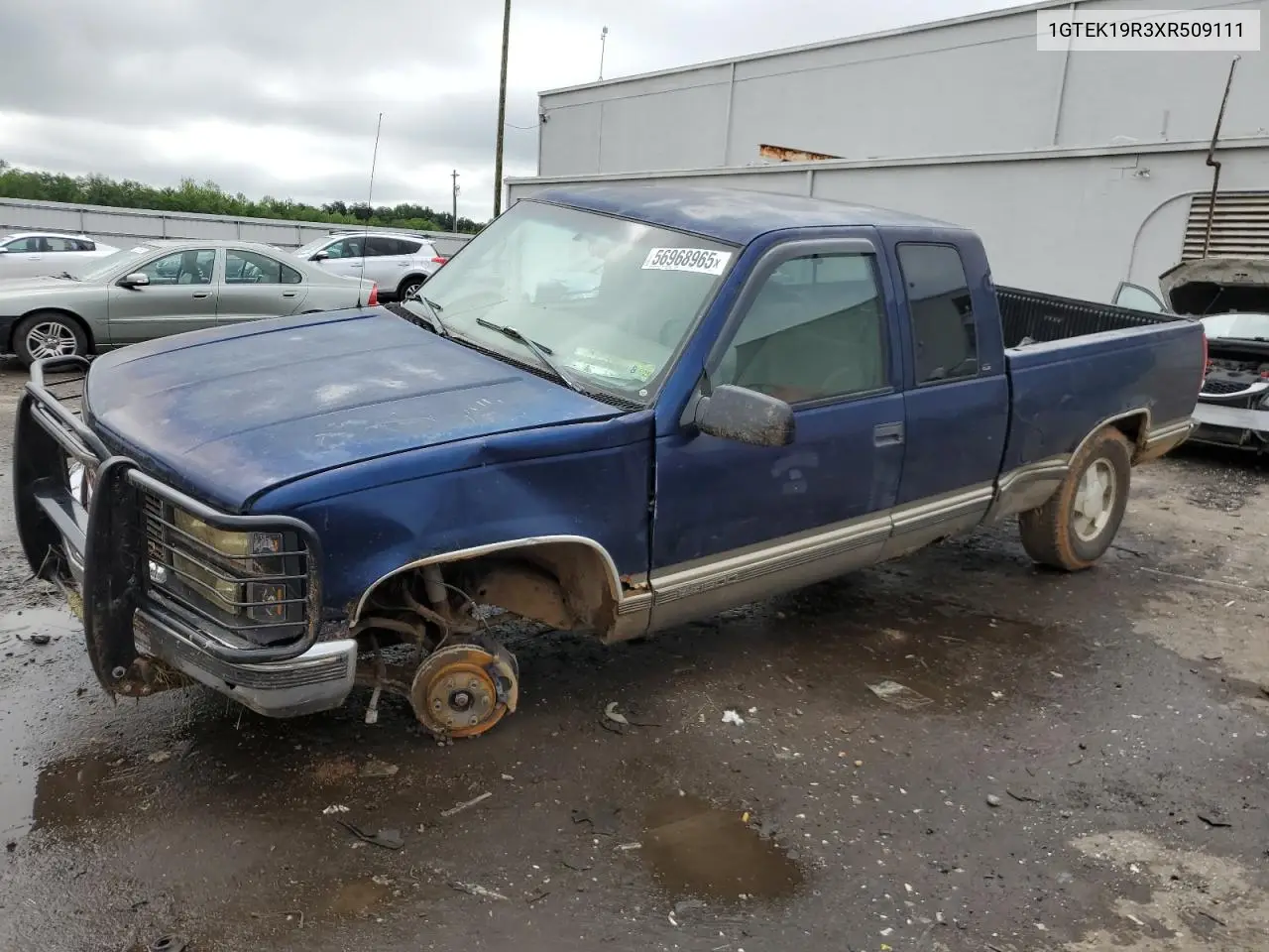 1999 GMC Sierra K1500 VIN: 1GTEK19R3XR509111 Lot: 56968965